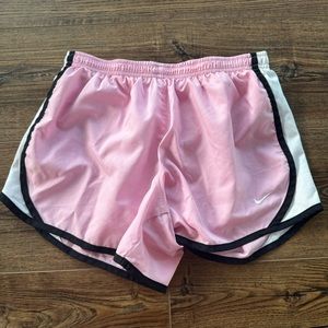 Girls Pink Nike Shorts